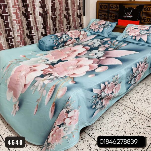 China Premium 3D Design Bed Sheet - 4640