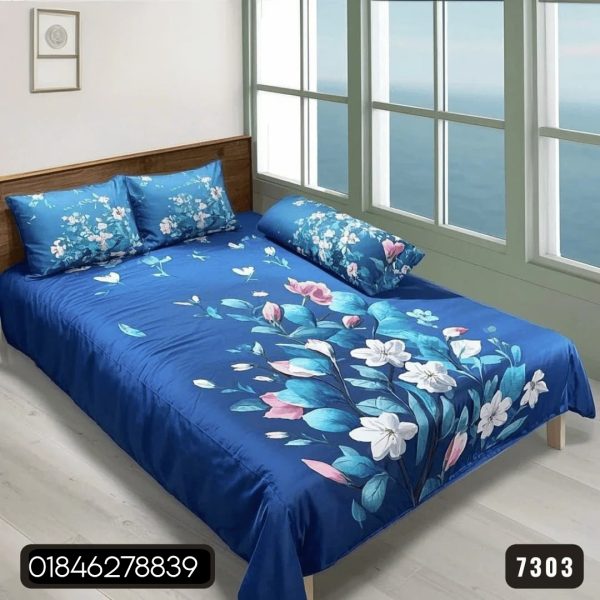 China Premium 3D Design Bed Sheet - 7303