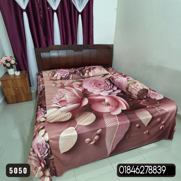 China Premium 3D Design Bed Sheet - 5050