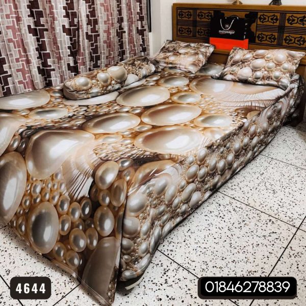 China Premium 3D Design Bed Sheet - 4644