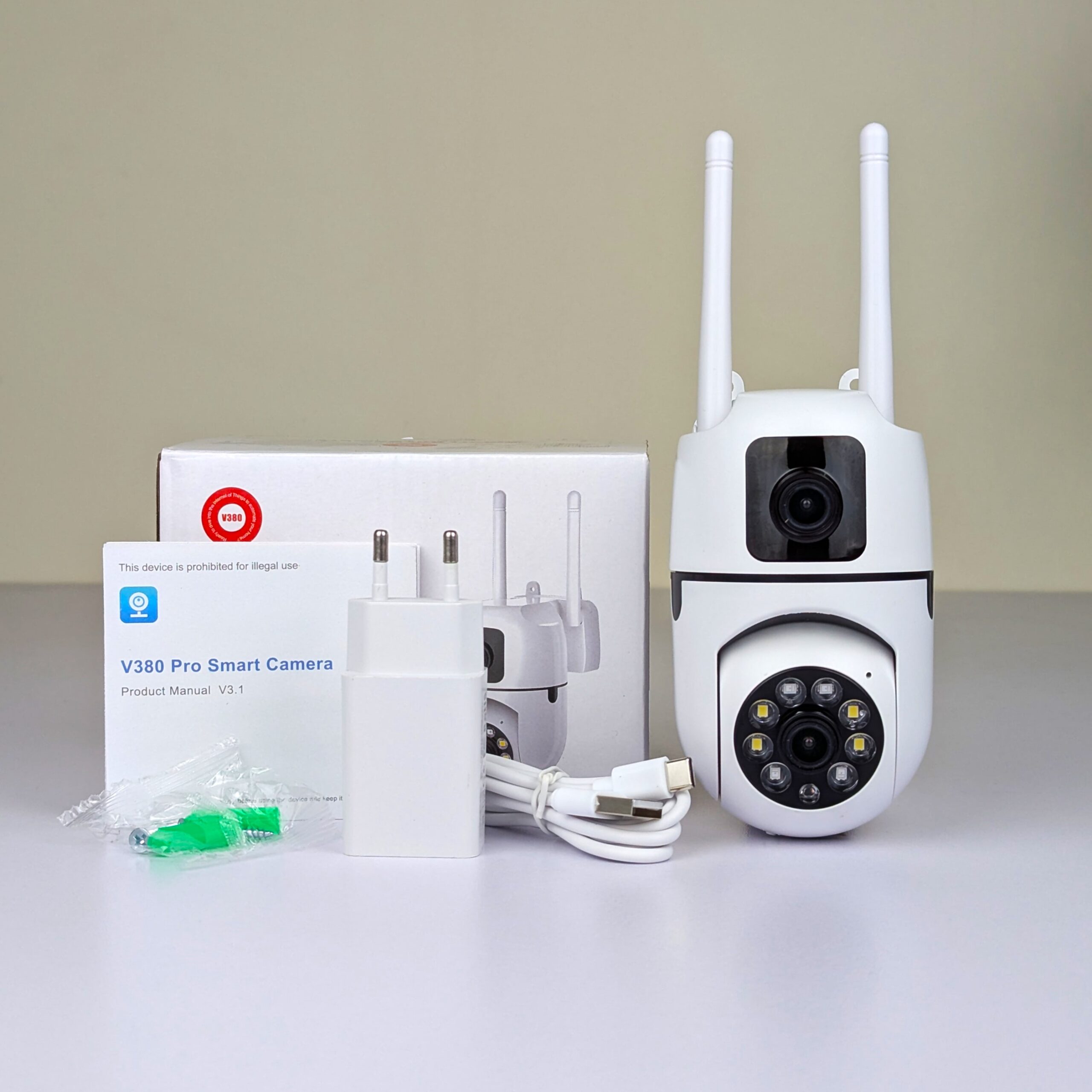 New V380 Mini Indoor PTZ Dual Lens Camera 4MP HD Smart Home WiFi Security for Baby Monitor Indoor Network Dual Lens Cameraমাএ ১৭৫০/- টাকা ডেলিবারি চার্জ ফ্রি🥰